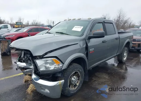 2012 Ram 2500 Slt from USA, damaged, VIN 3C6TD5DT8CG228693